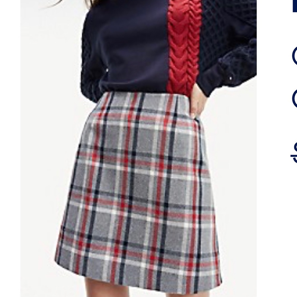 NWT Tommy Hilfiger Plaid Short Skirt